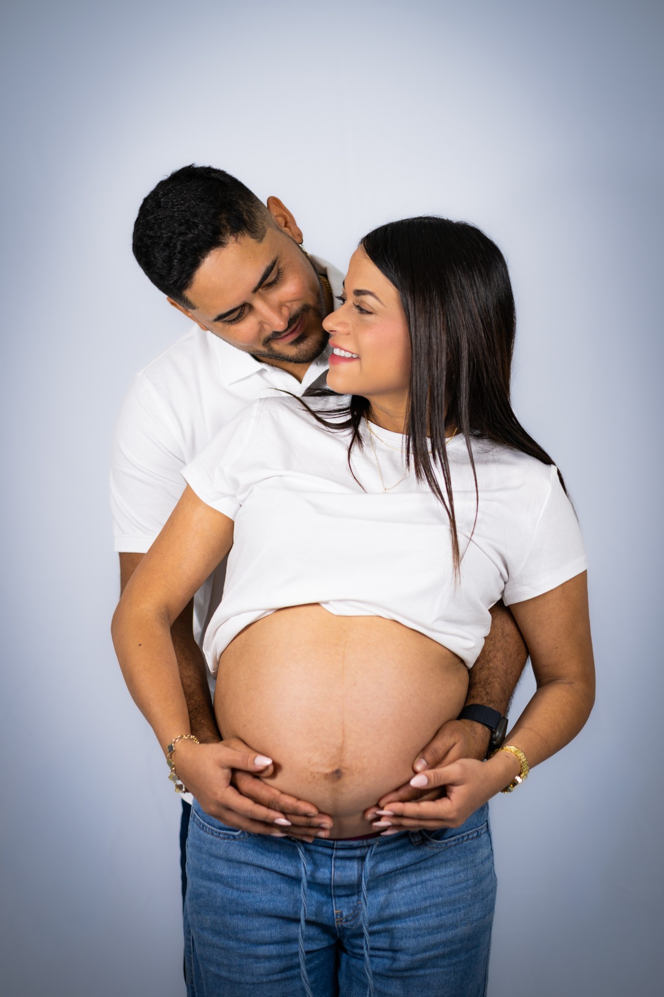 Couple maternity portrait